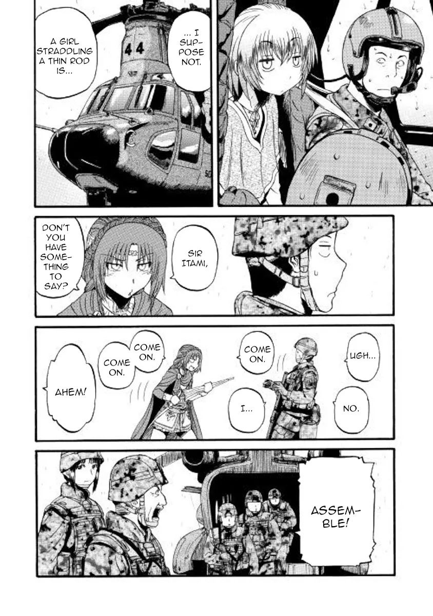 Gate - Jietai Kare No Chi Nite, Kaku Tatakeri Zinmanga X Chapter 92 Page 17