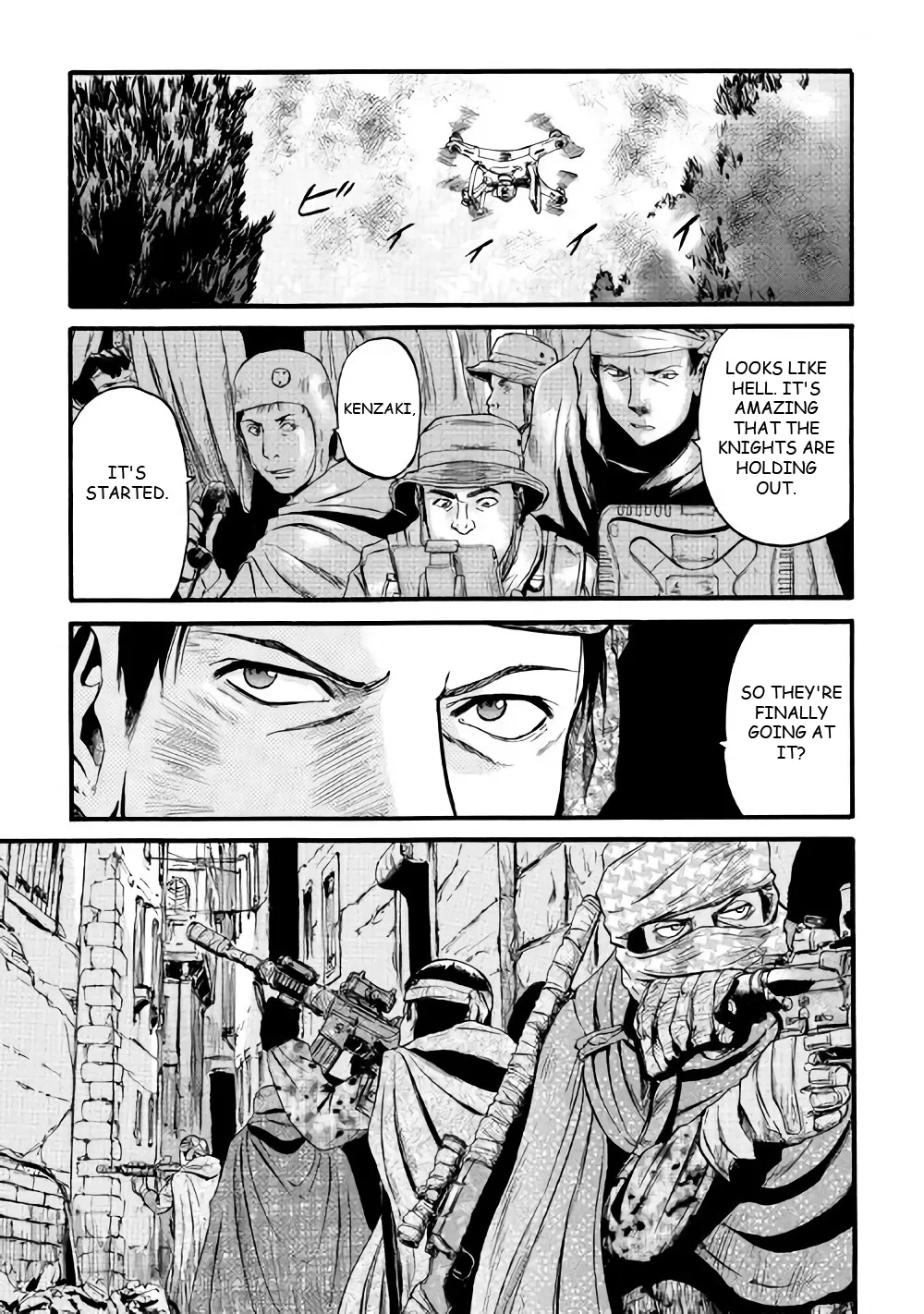 Gate - Jietai Kare No Chi Nite, Kaku Tatakeri Zinmanga X Chapter 70 Page 14