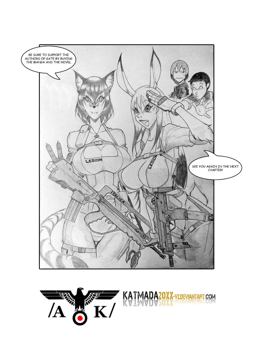 Gate - Jietai Kare No Chi Nite, Kaku Tatakeri Zinmanga X Chapter 67 Page 41
