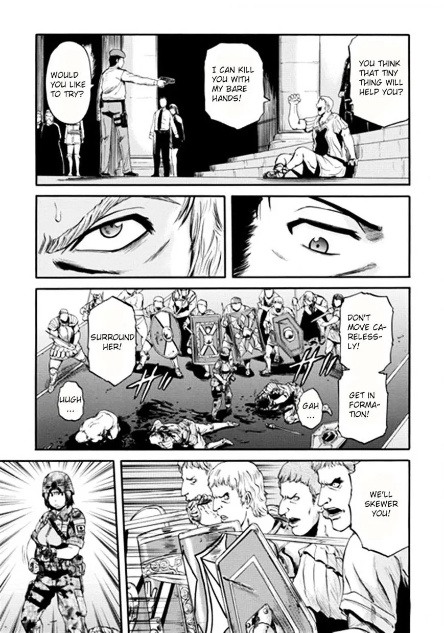Gate - Jietai Kare No Chi Nite, Kaku Tatakeri Zinmanga X Chapter 34 Page 17