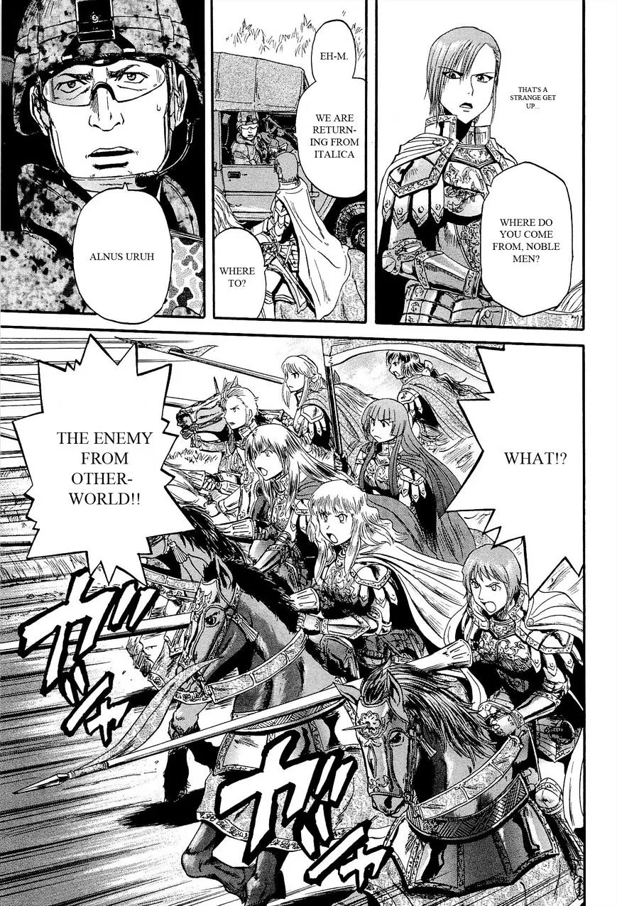 Gate - Jietai Kare No Chi Nite, Kaku Tatakeri Zinmanga X Chapter 13 Page 17