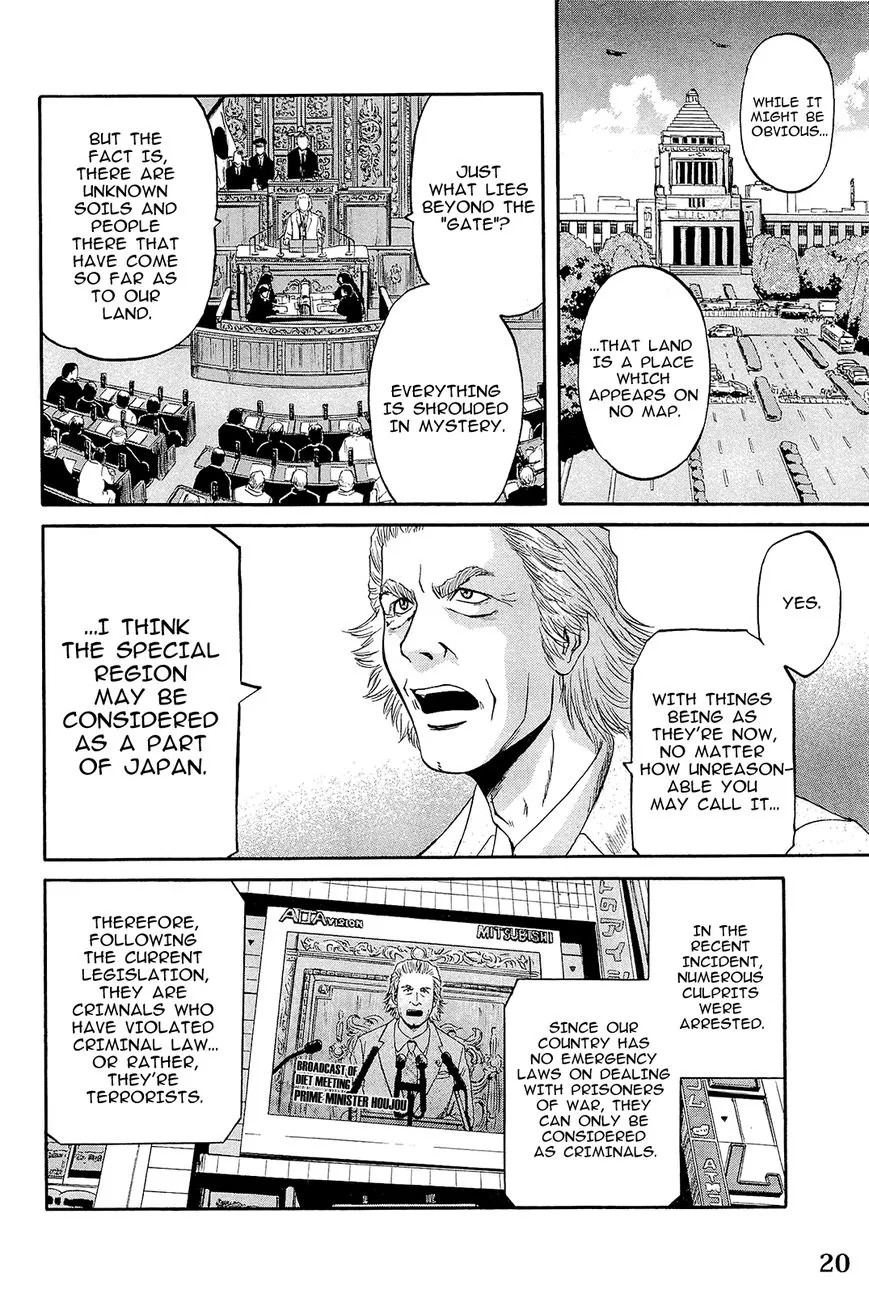 Gate - Jietai Kare No Chi Nite, Kaku Tatakeri Zinmanga X Chapter 1.1 Page 21