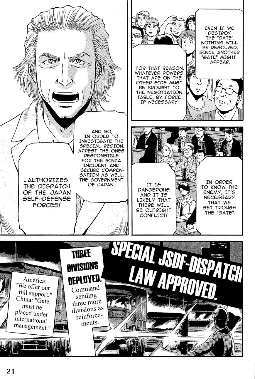 Gate - Jietai Kare No Chi Nite, Kaku Tatakeri Zinmanga X Chapter 1.1 Page 22