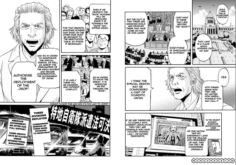 Gate - Jietai Kare No Chi Nite, Kaku Tatakeri Zinmanga X Chapter 1 Page 7