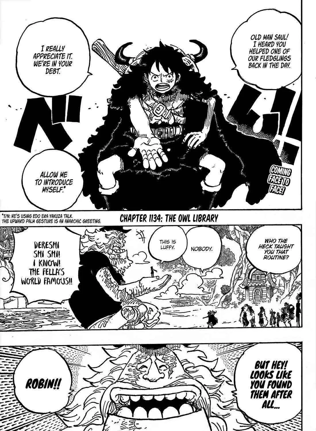 One Piece Zinmanga X Chapter 1134 Page 6