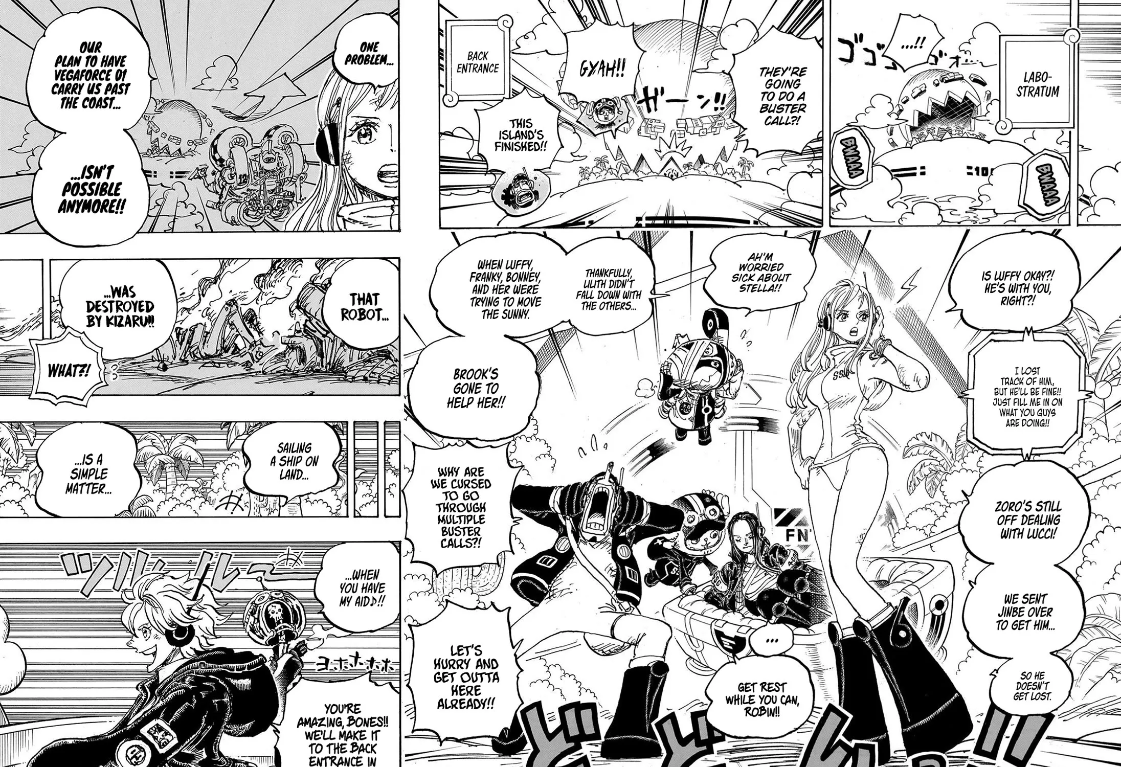 One Piece Zinmanga X Chapter 1105 Page 12