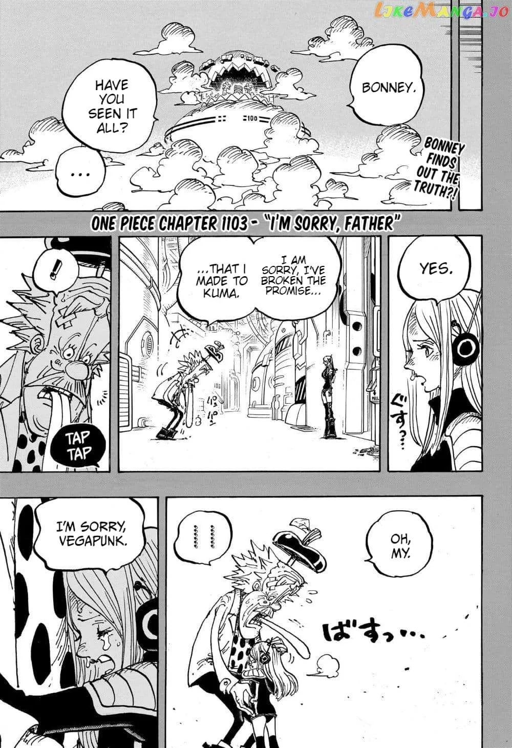One Piece Zinmanga X Chapter 1103 Page 6