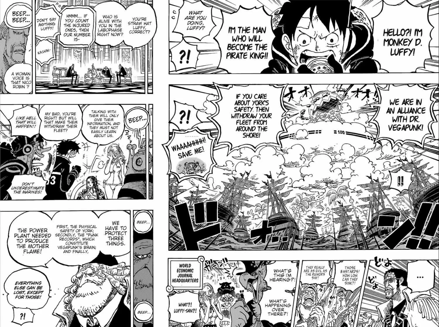 One Piece Zinmanga X Chapter 1090 Page 3