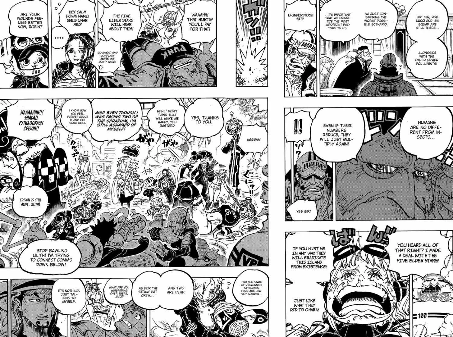 One Piece Zinmanga X Chapter 1090 Page 4