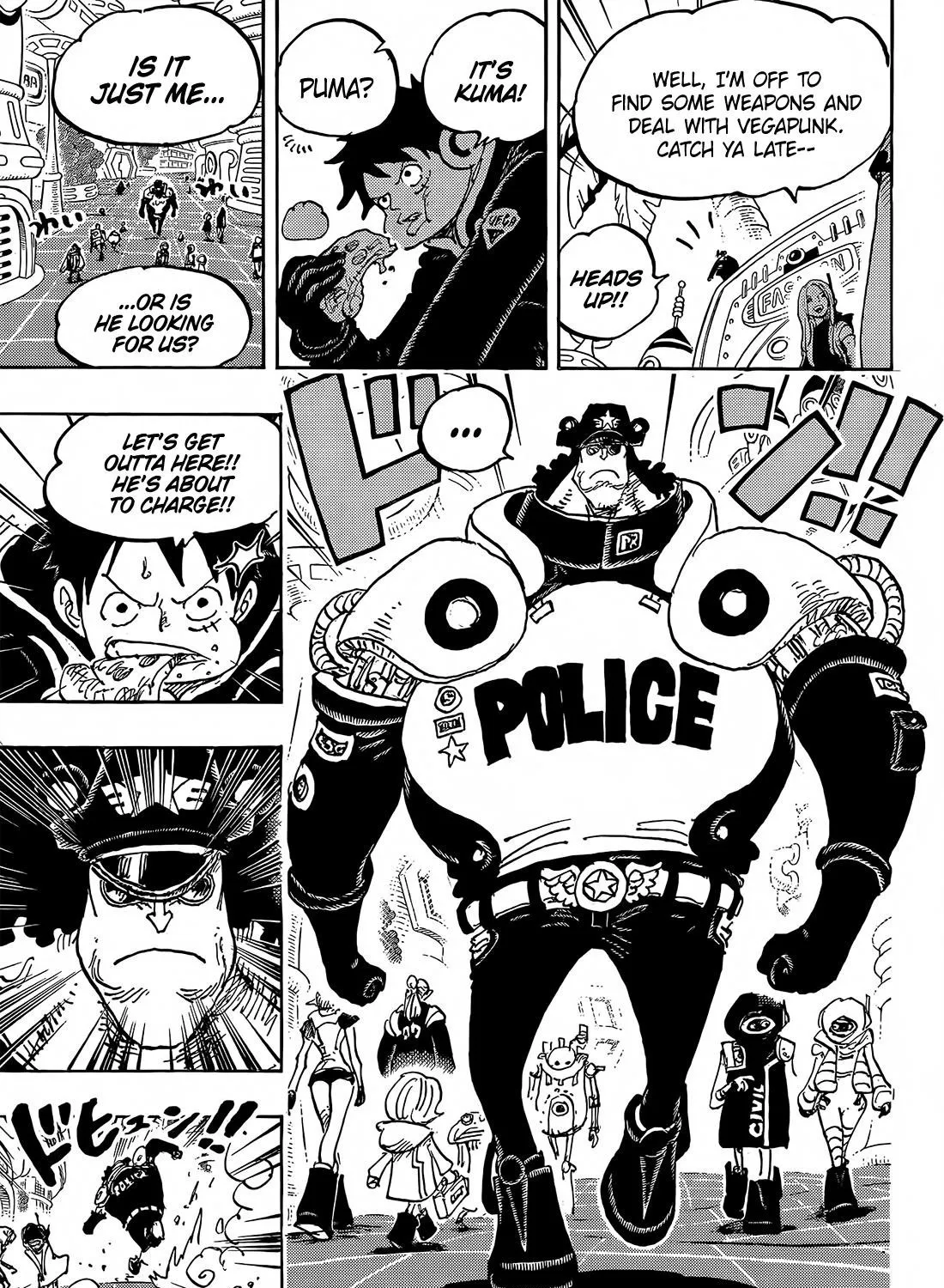 One Piece Zinmanga X Chapter 1063 Page 9
