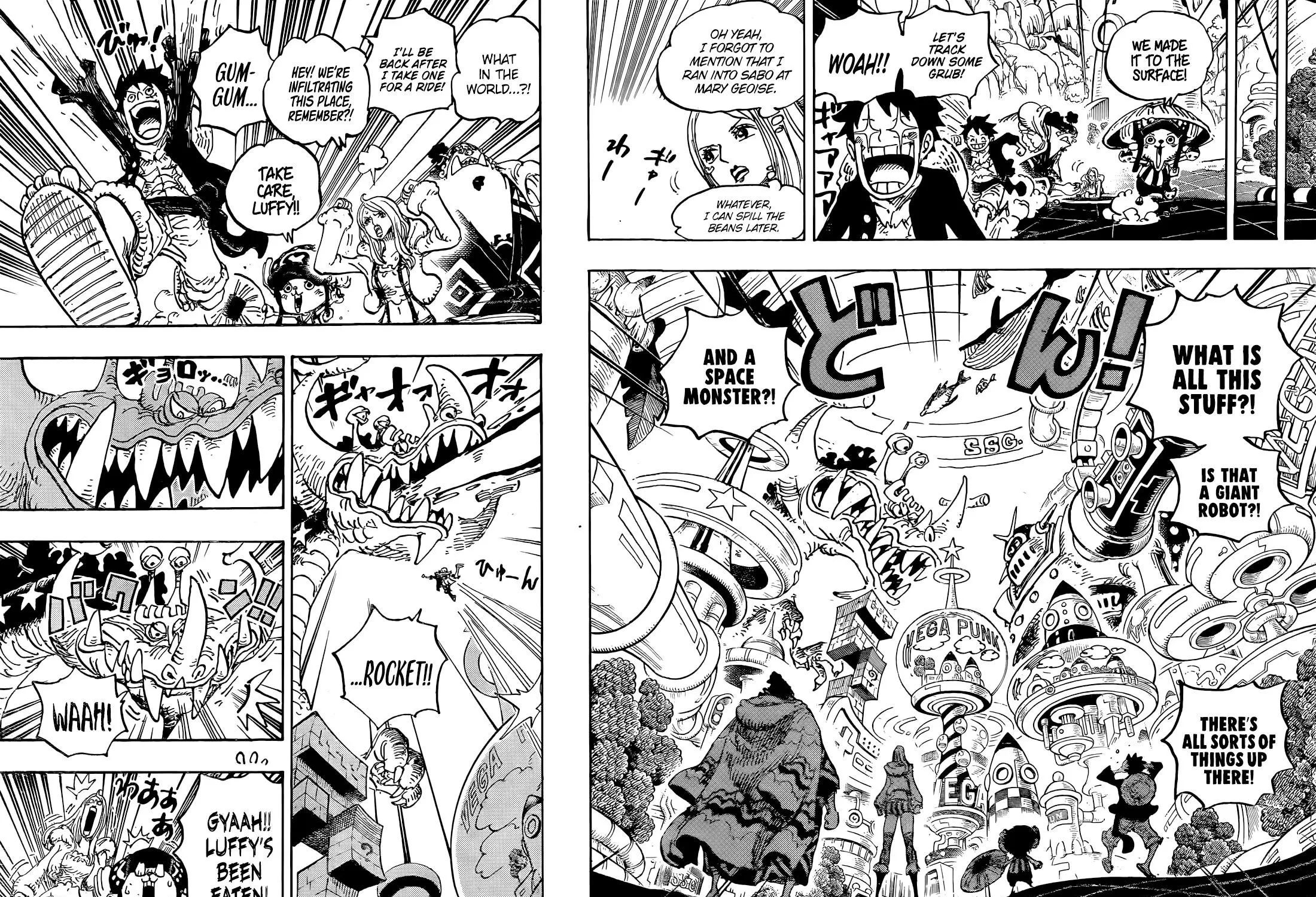 One Piece Zinmanga X Chapter 1062 Page 13