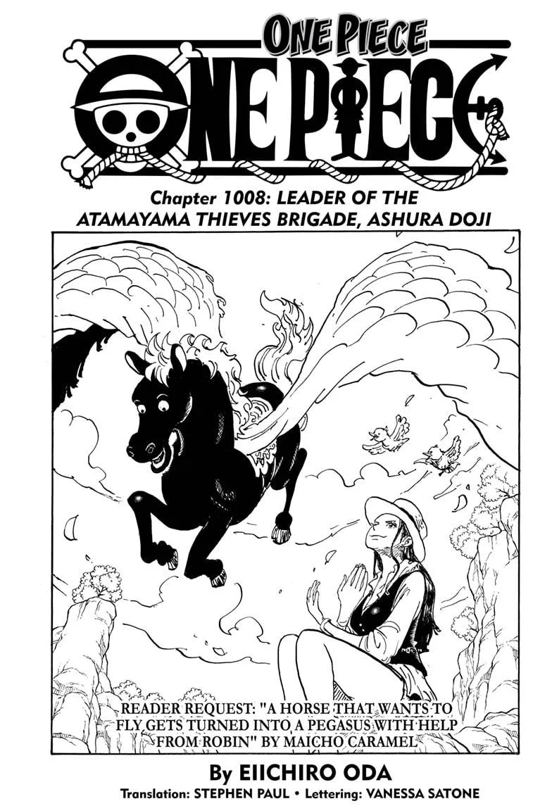 One Piece Zinmanga X Chapter 1008 Page 1