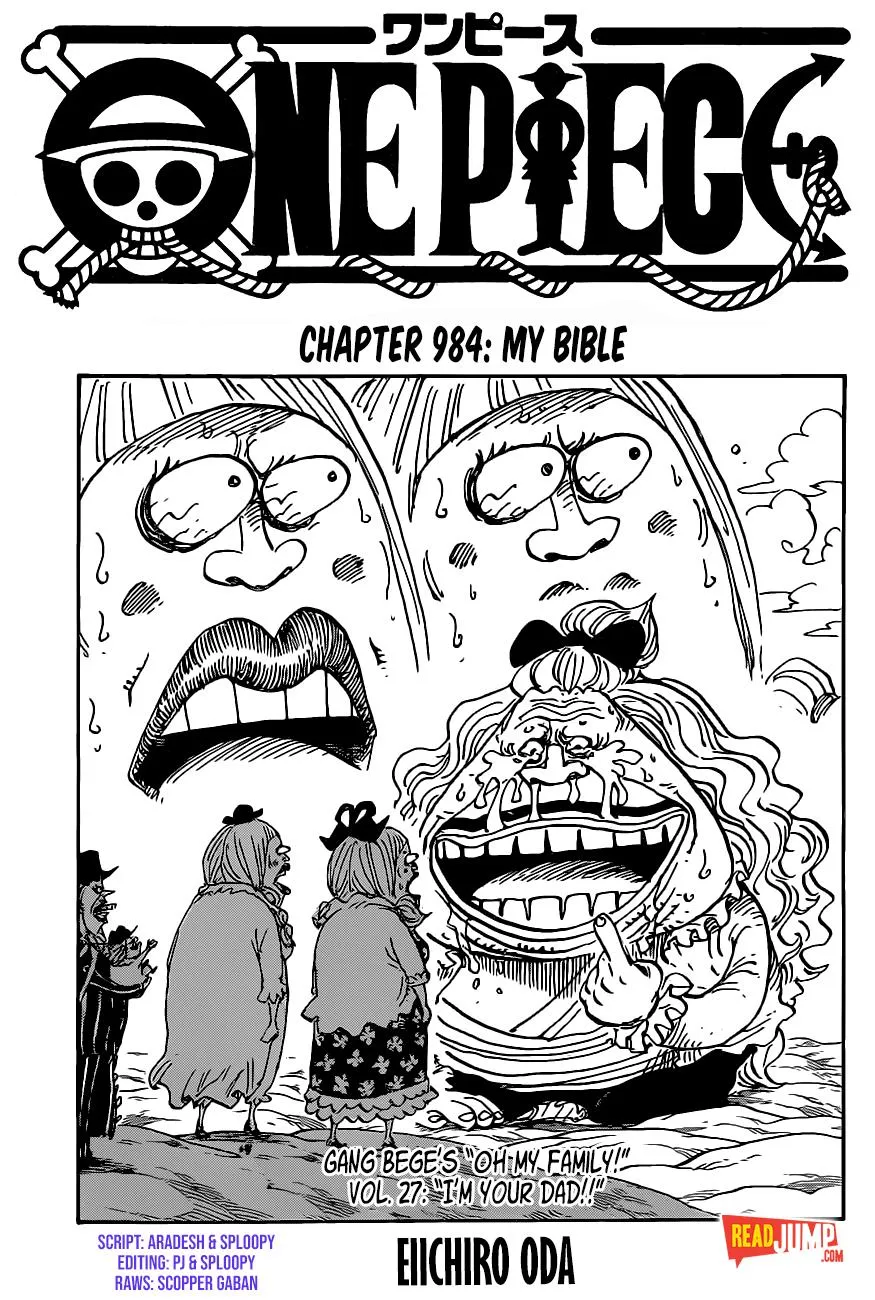 One Piece Zinmanga X Chapter 984 Page 1