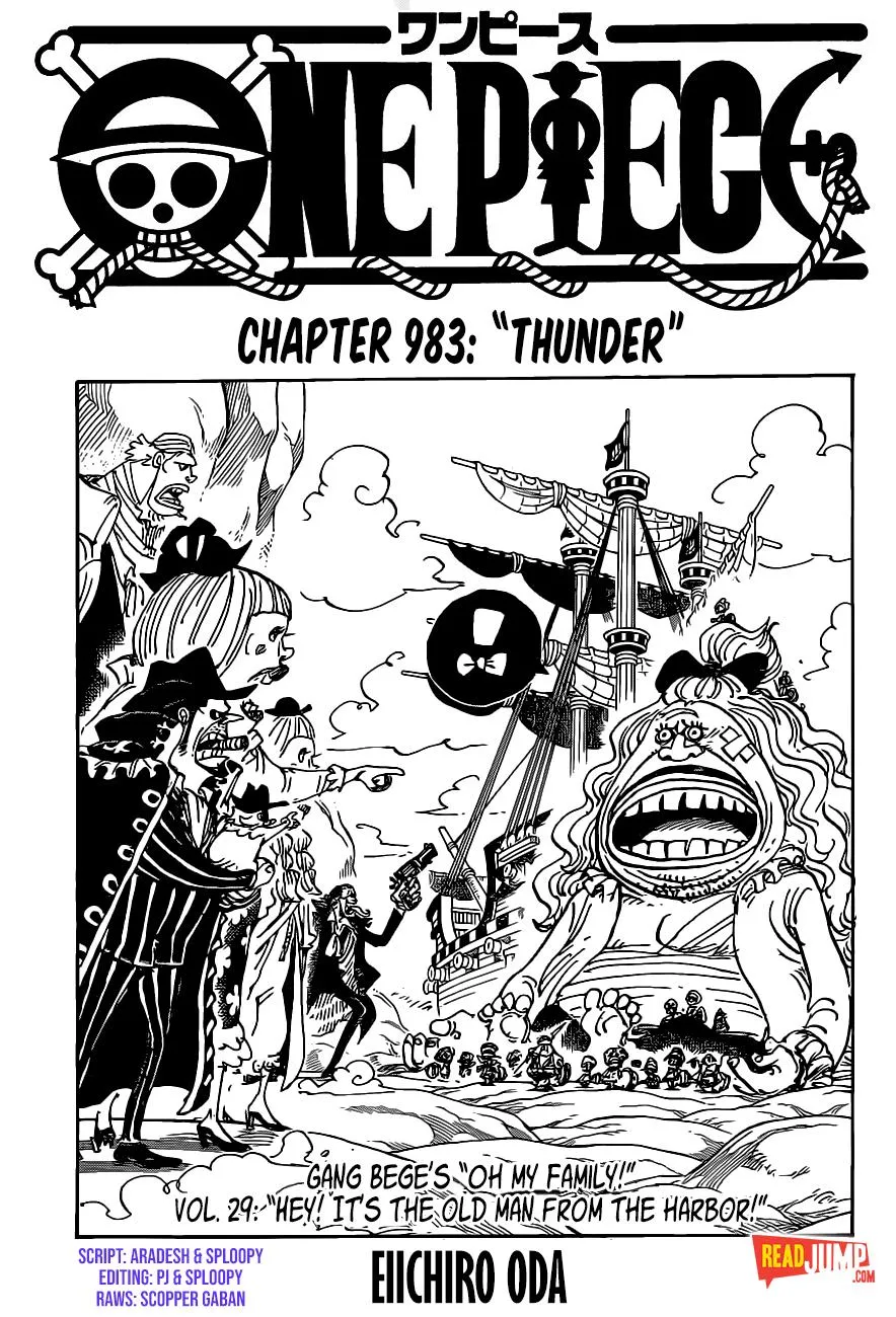One Piece Zinmanga X Chapter 983 Page 1