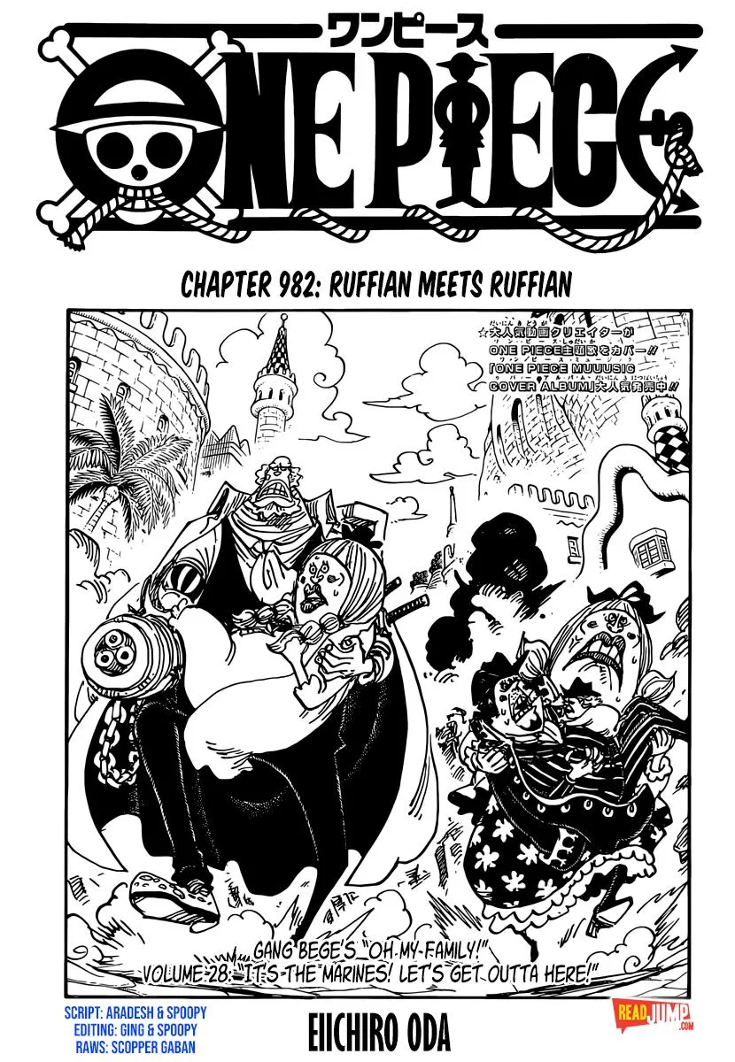 One Piece Zinmanga X Chapter 982 Page 1