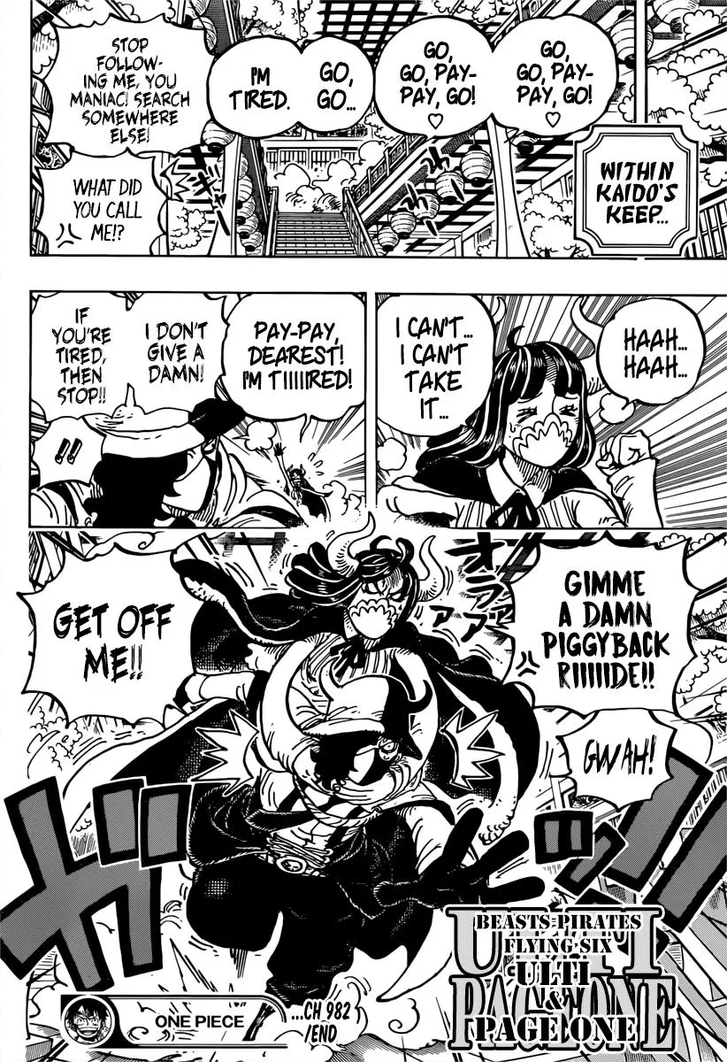 One Piece Zinmanga X Chapter 982 Page 16