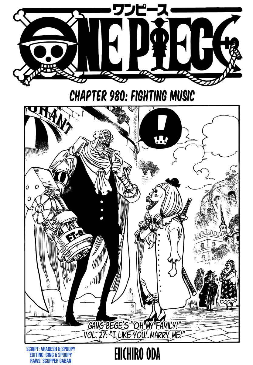 One Piece Zinmanga X Chapter 980 Page 1