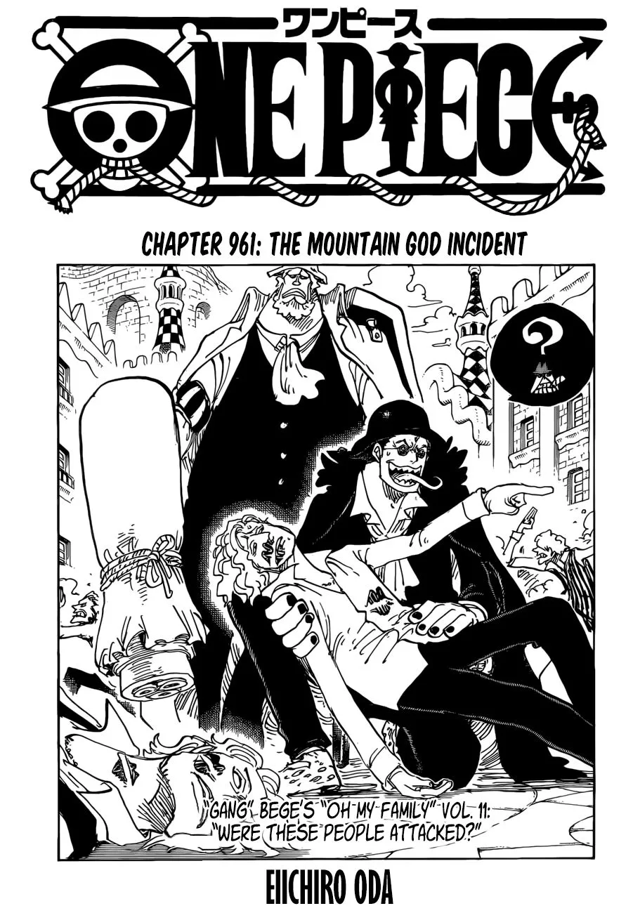 One Piece Zinmanga X Chapter 961 Page 1