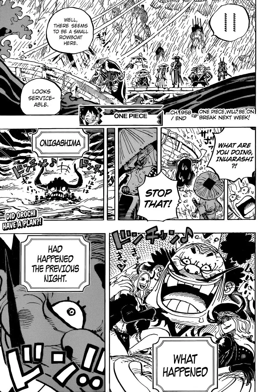 One Piece Zinmanga X Chapter 958 Page 14