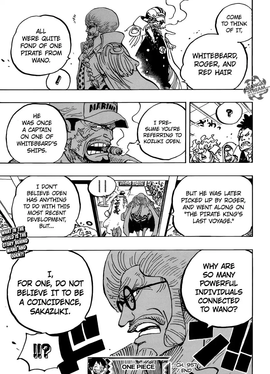 One Piece Zinmanga X Chapter 957 Page 20