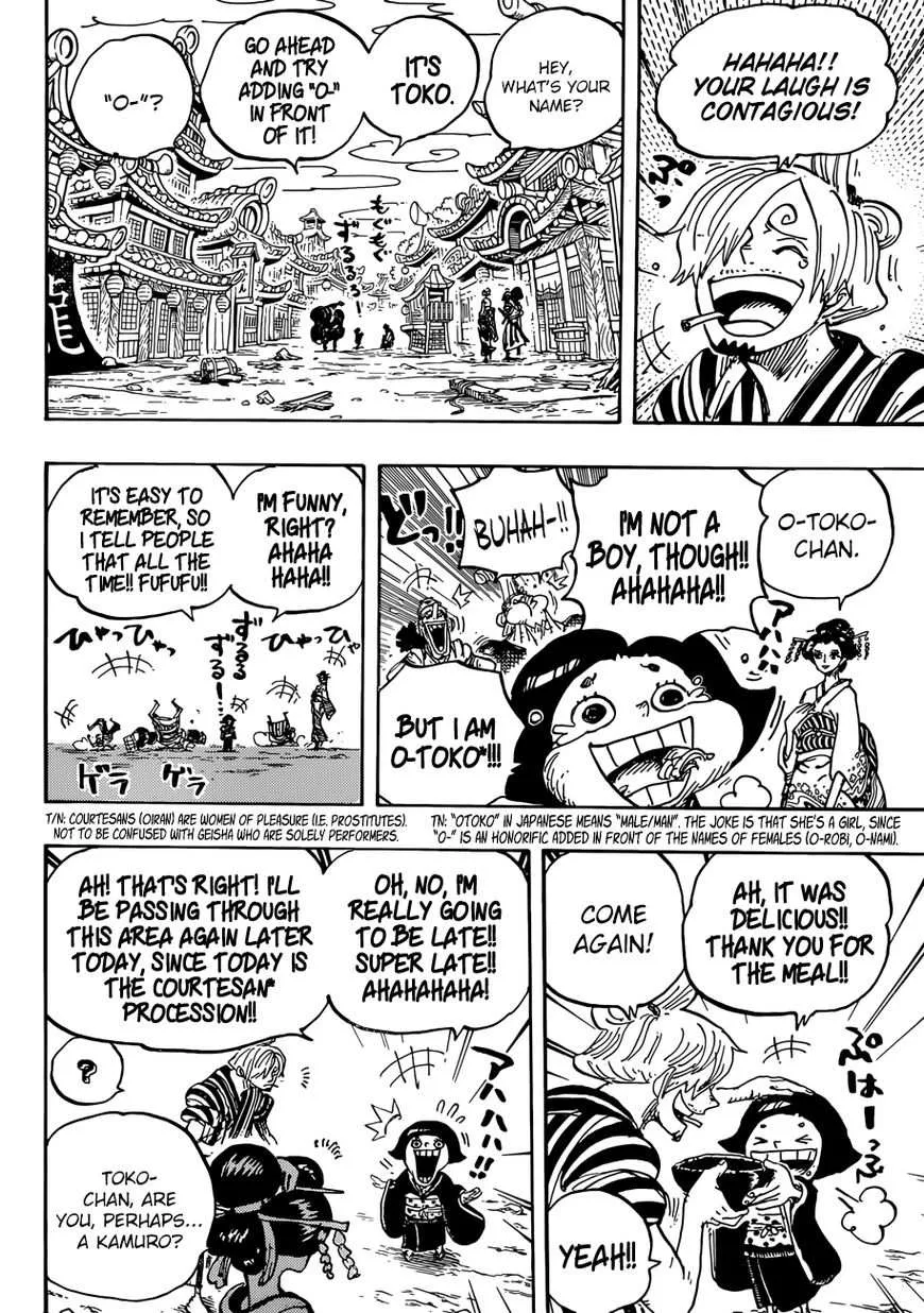 One Piece Zinmanga X Chapter 927.1 Page 10