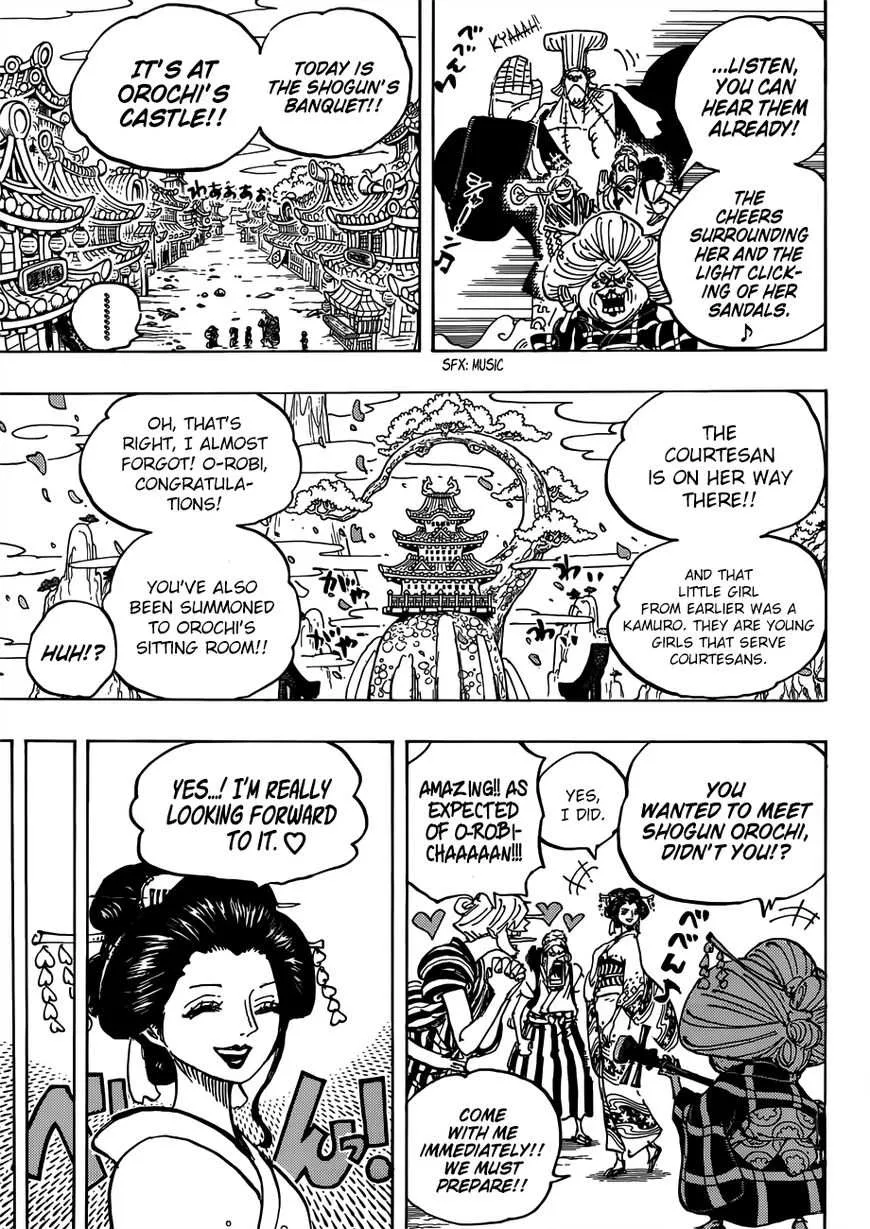 One Piece Zinmanga X Chapter 927.1 Page 13