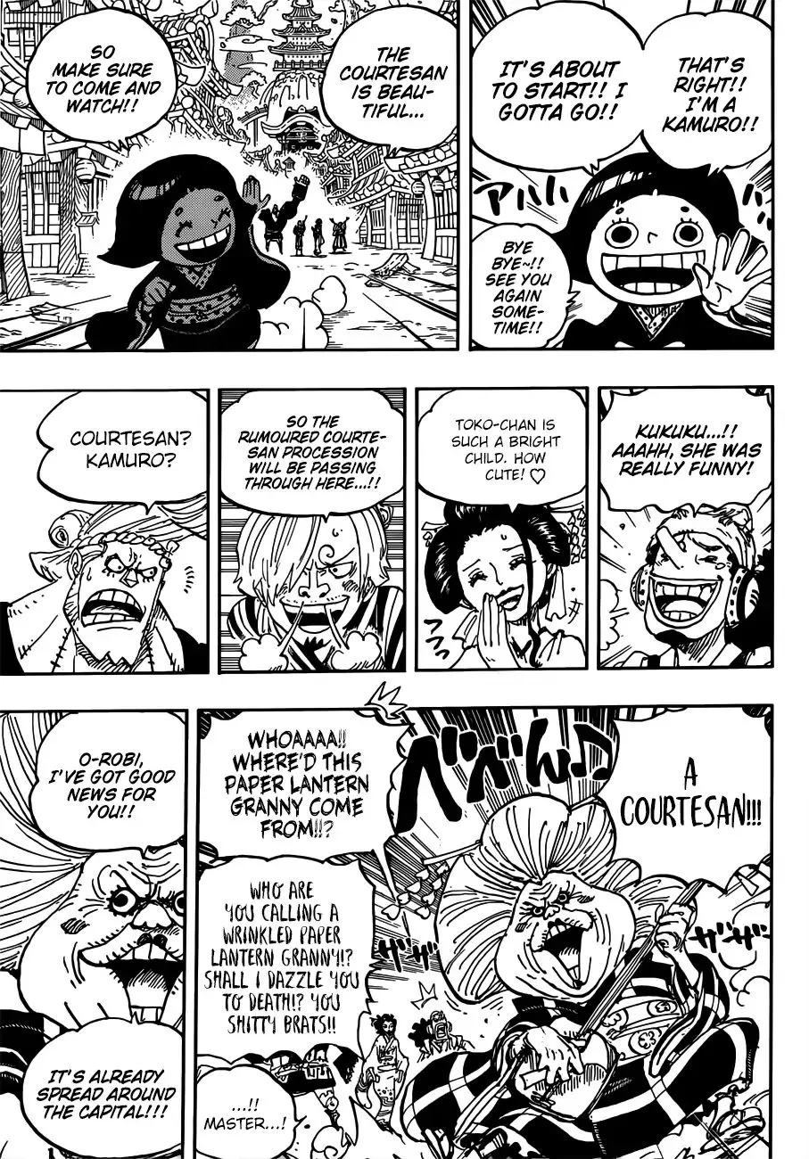 One Piece Zinmanga X Chapter 927 Page 12