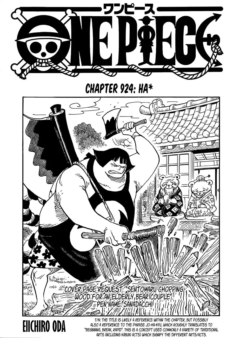 One Piece Zinmanga X Chapter 924 Page 1