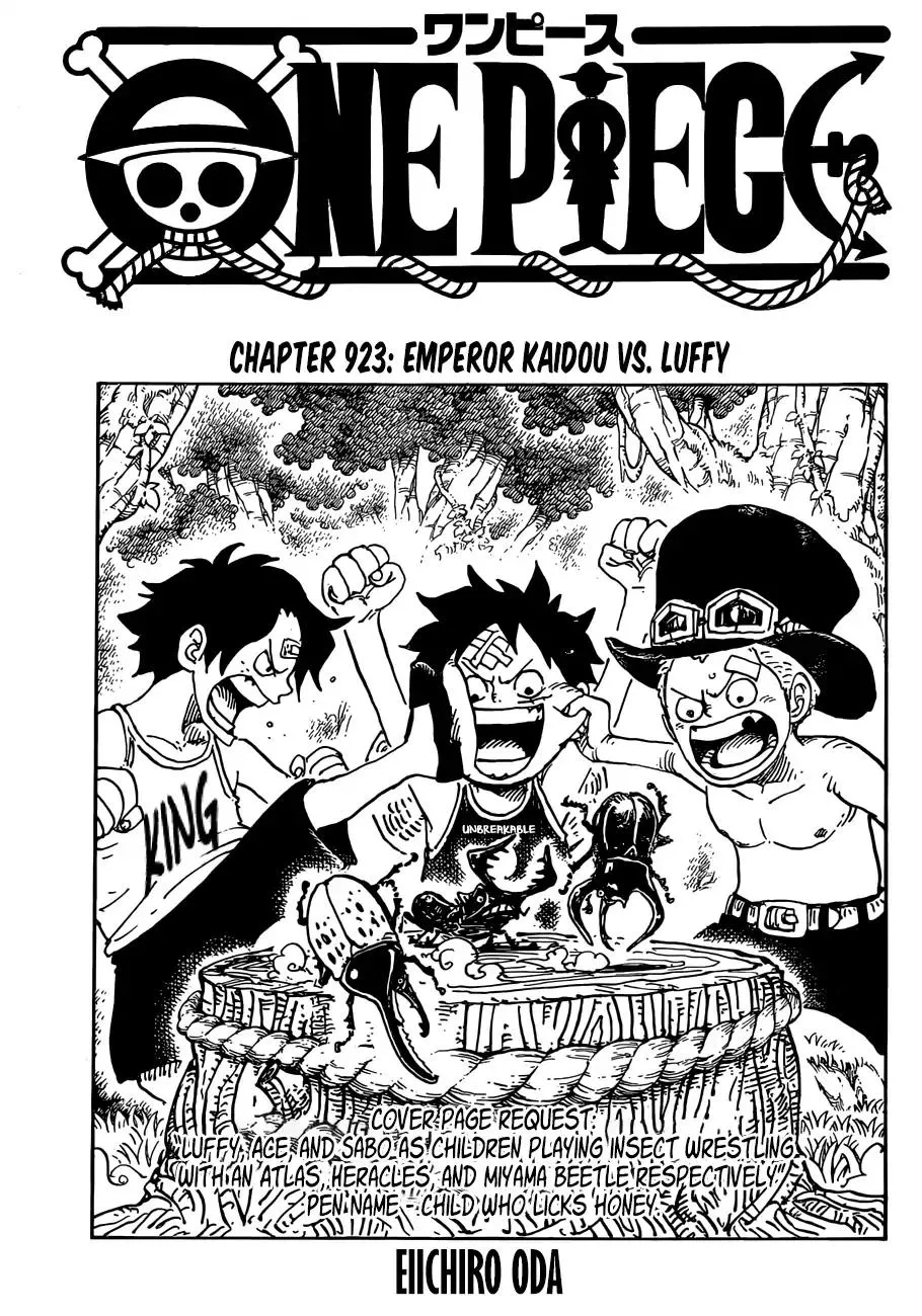 One Piece Zinmanga X Chapter 923 Page 1