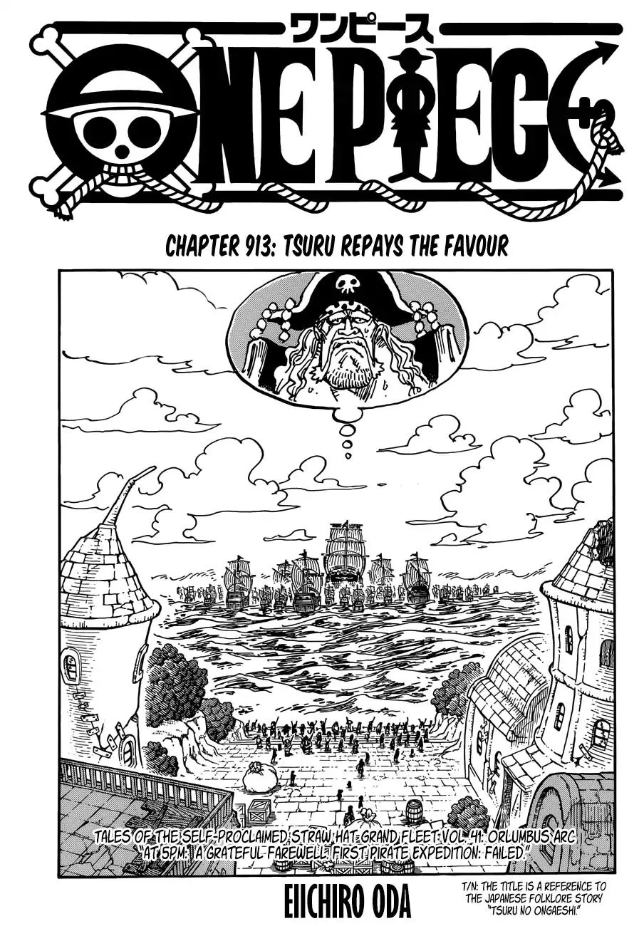 One Piece Zinmanga X Chapter 913 Page 1