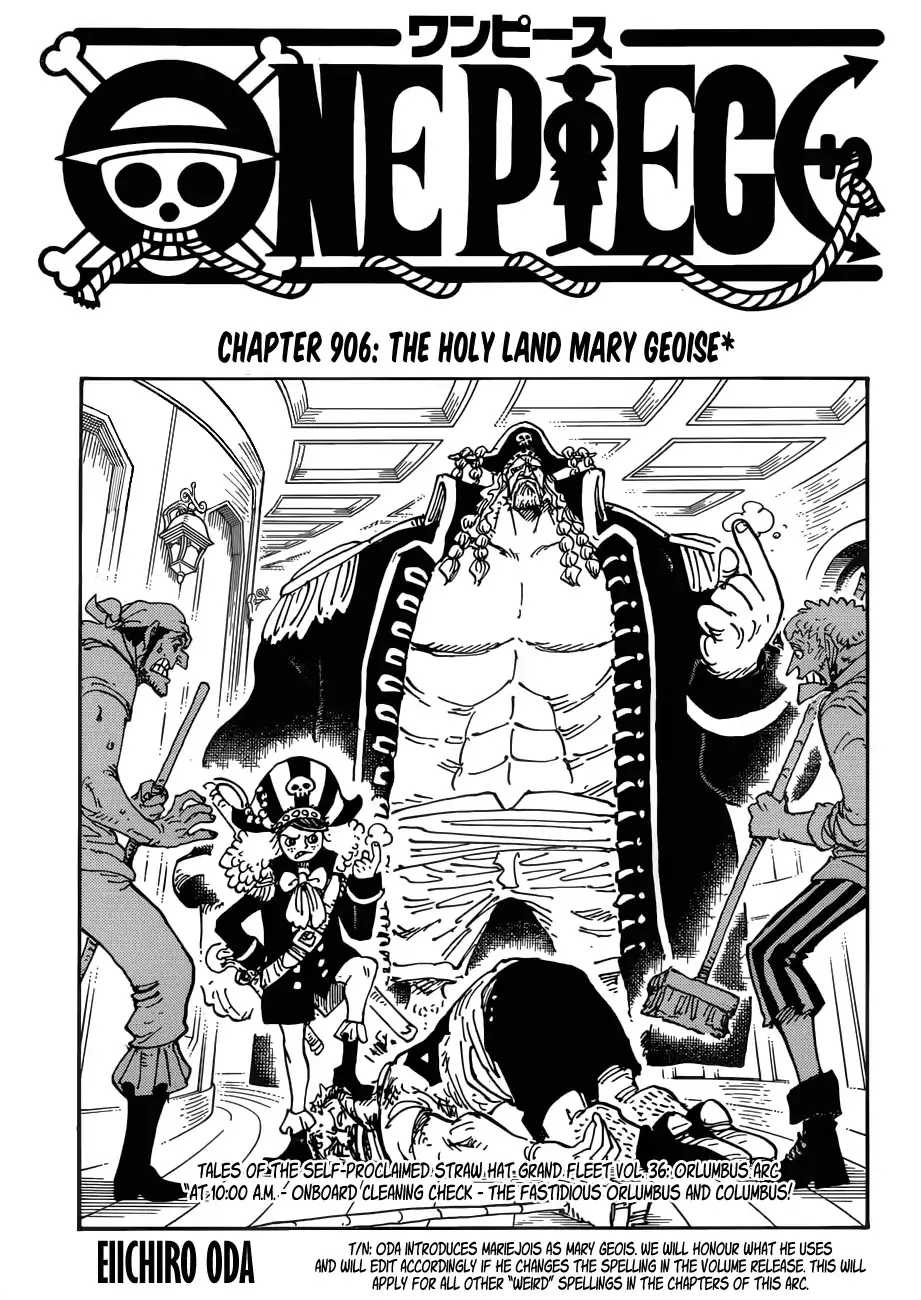 One Piece Zinmanga X Chapter 906 Page 1