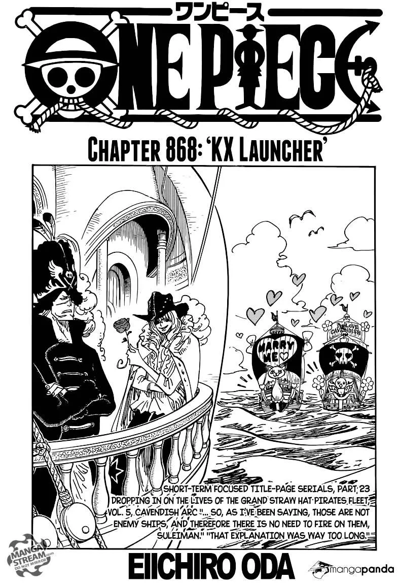 One Piece Zinmanga X Chapter 868 Page 1