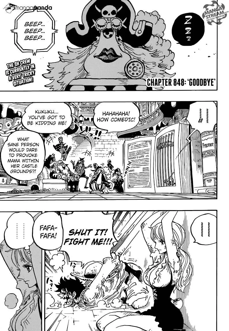 One Piece Zinmanga X Chapter 848 Page 3