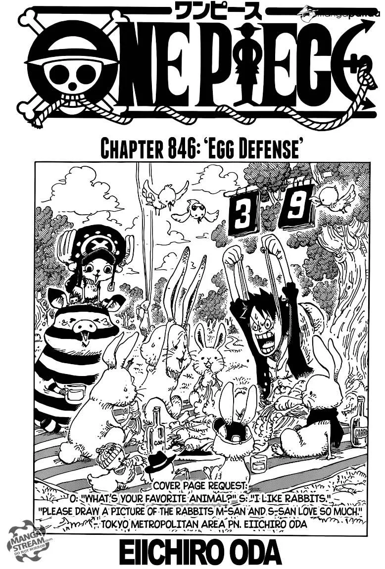 One Piece Zinmanga X Chapter 846 Page 1