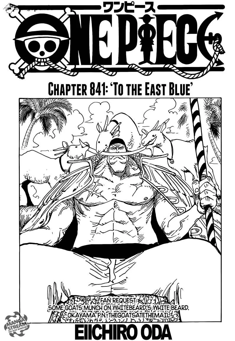 One Piece Zinmanga X Chapter 841 Page 1