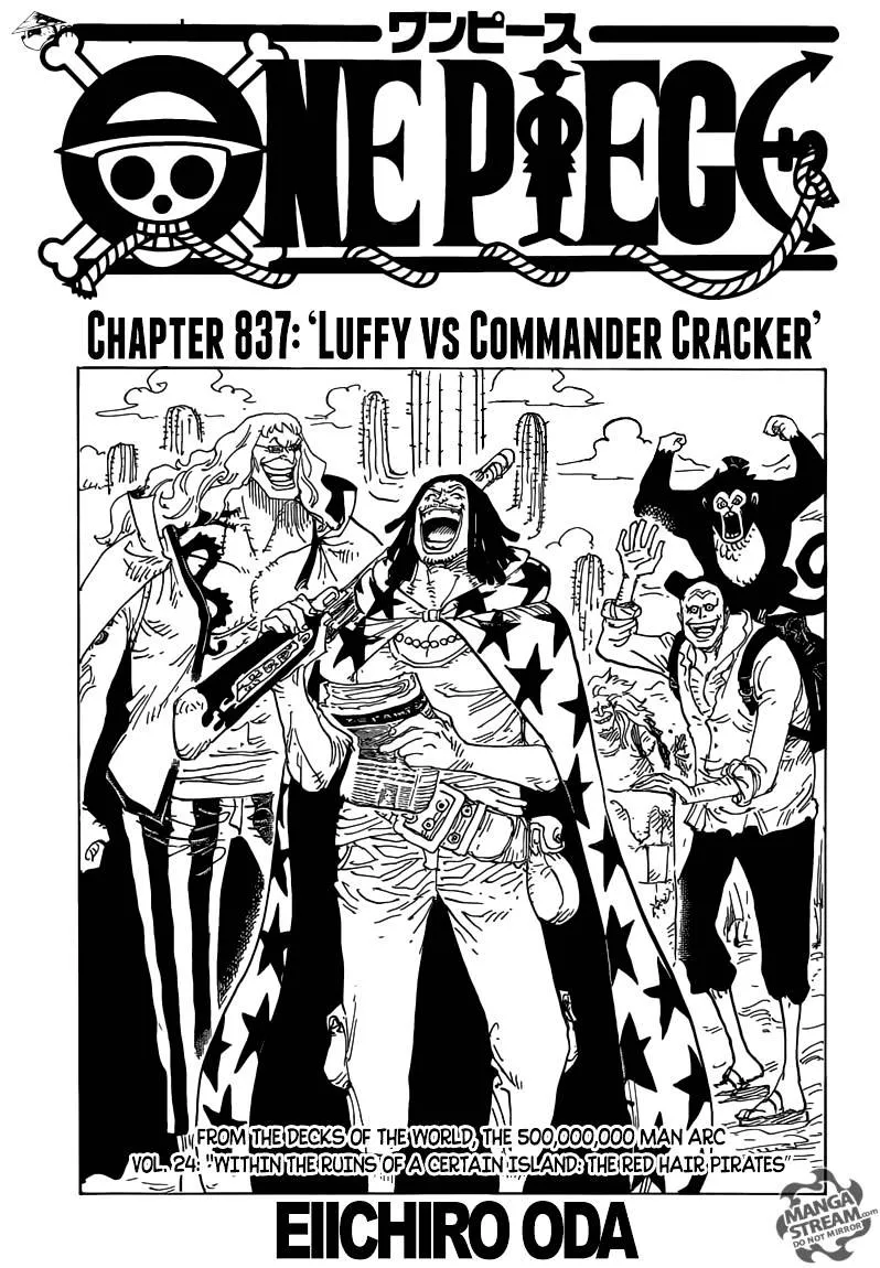 One Piece Zinmanga X Chapter 837 Page 1