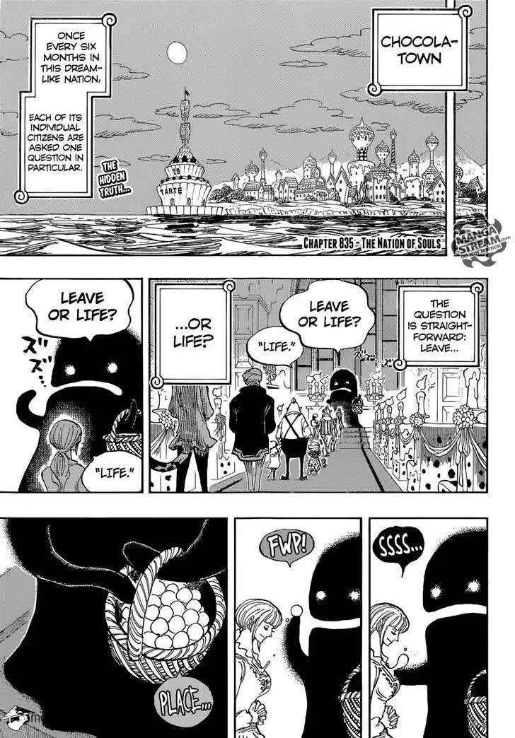 One Piece Zinmanga X Chapter 835 Page 5