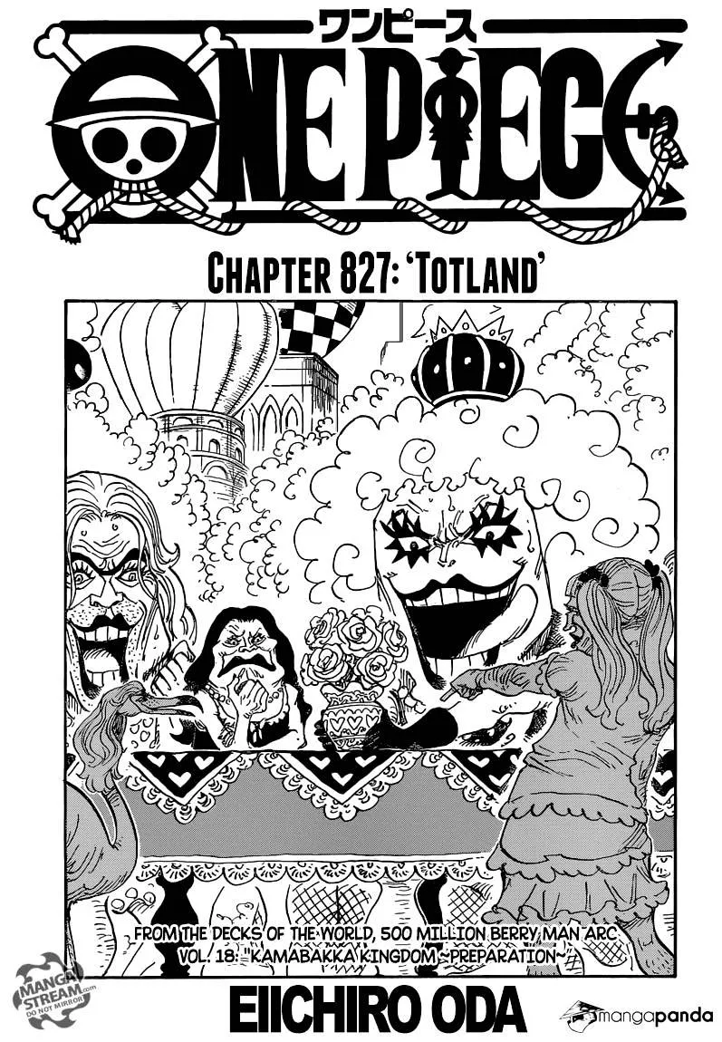 One Piece Zinmanga X Chapter 827 Page 1