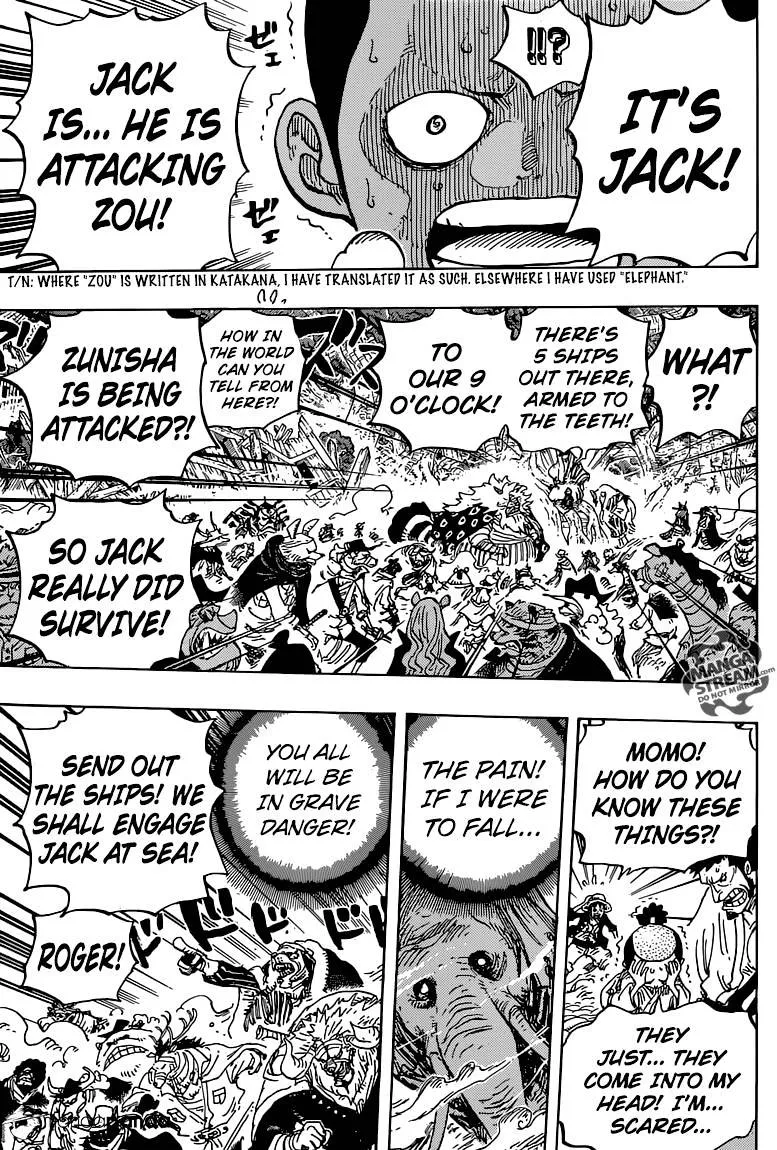 One Piece Zinmanga X Chapter 821 Page 11