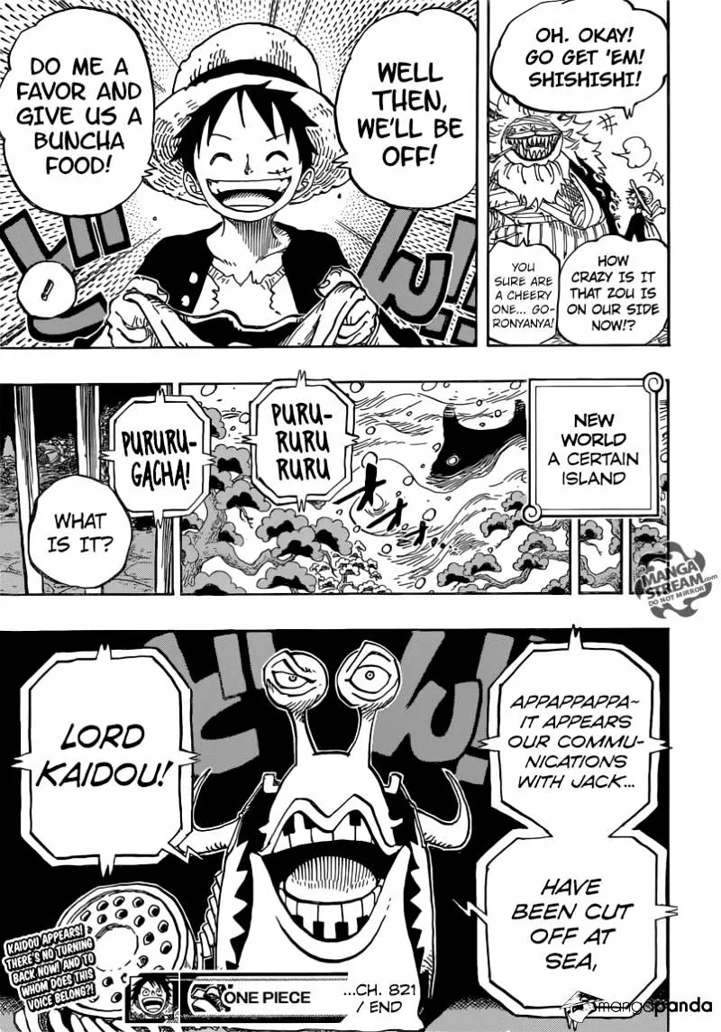 One Piece Zinmanga X Chapter 821 Page 20