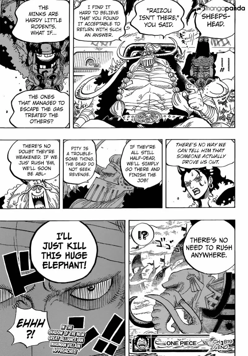 One Piece Zinmanga X Chapter 819 Page 19