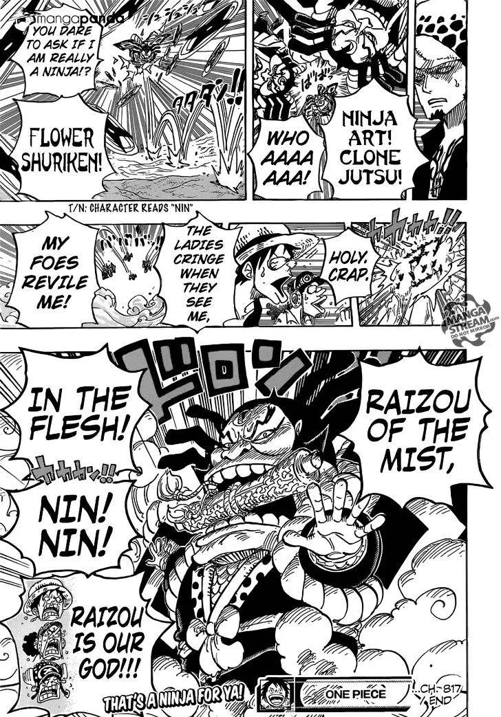 One Piece Zinmanga X Chapter 817 Page 19