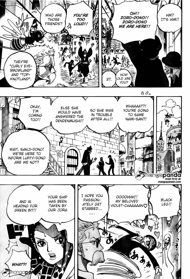 One Piece Zinmanga X Chapter 722 Page 14