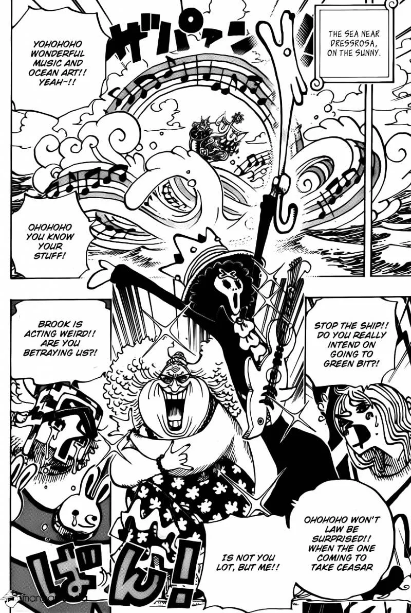 One Piece Zinmanga X Chapter 722 Page 15