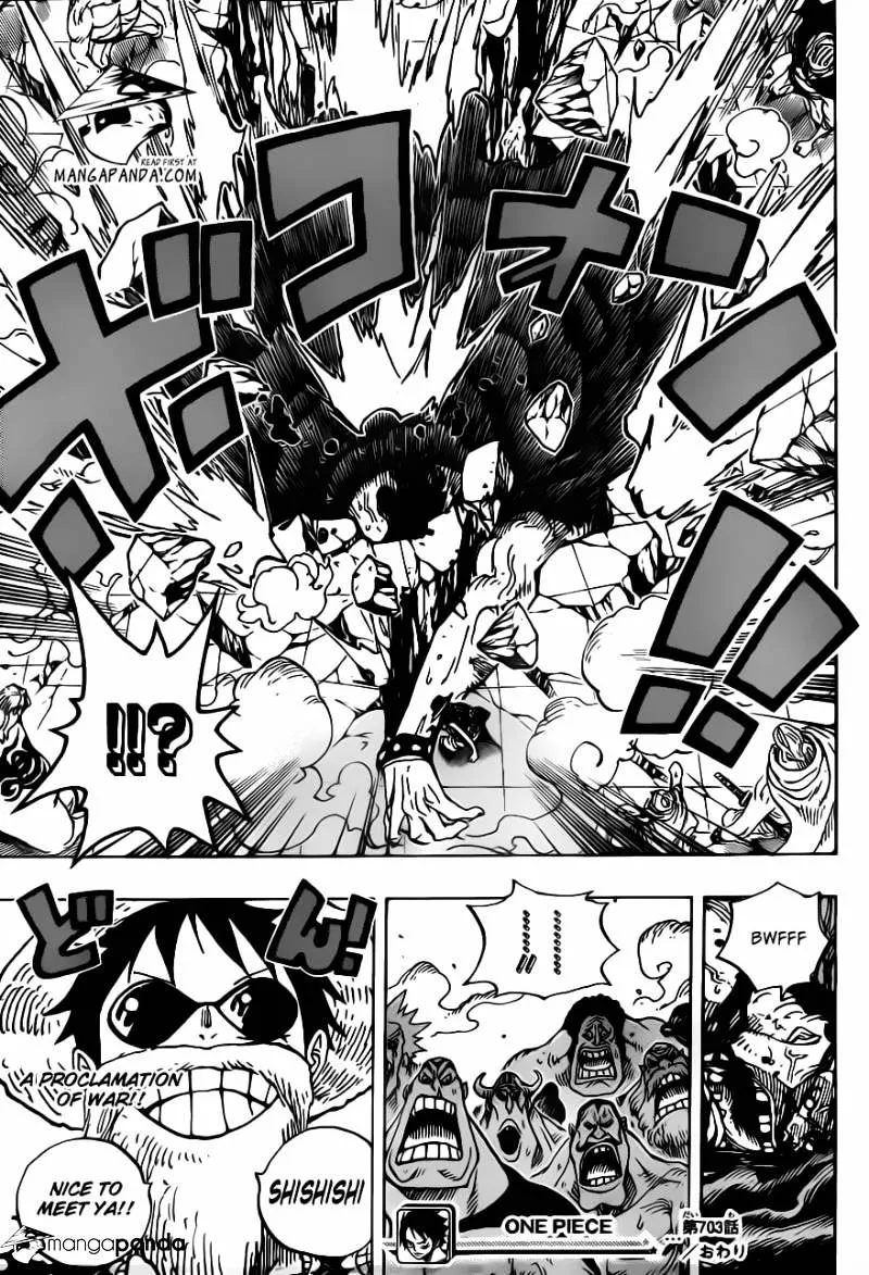 One Piece Zinmanga X Chapter 703 Page 22