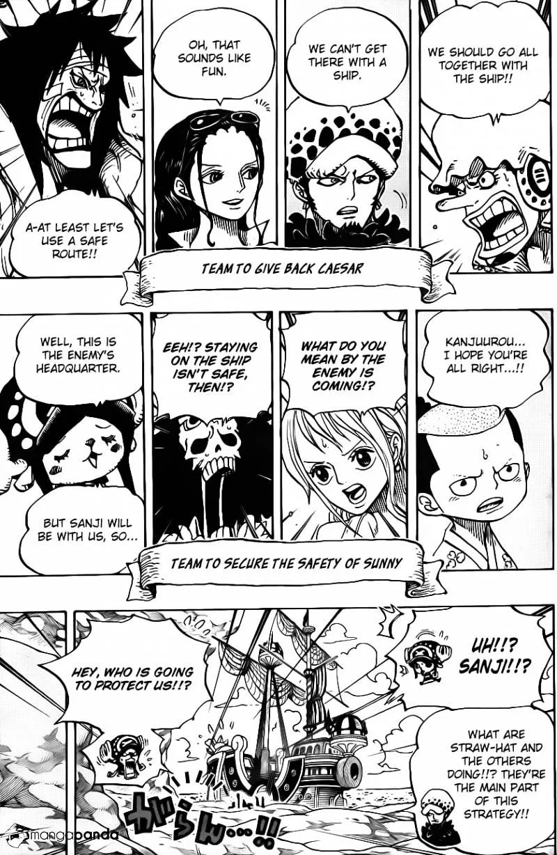 One Piece Zinmanga X Chapter 701 Page 9