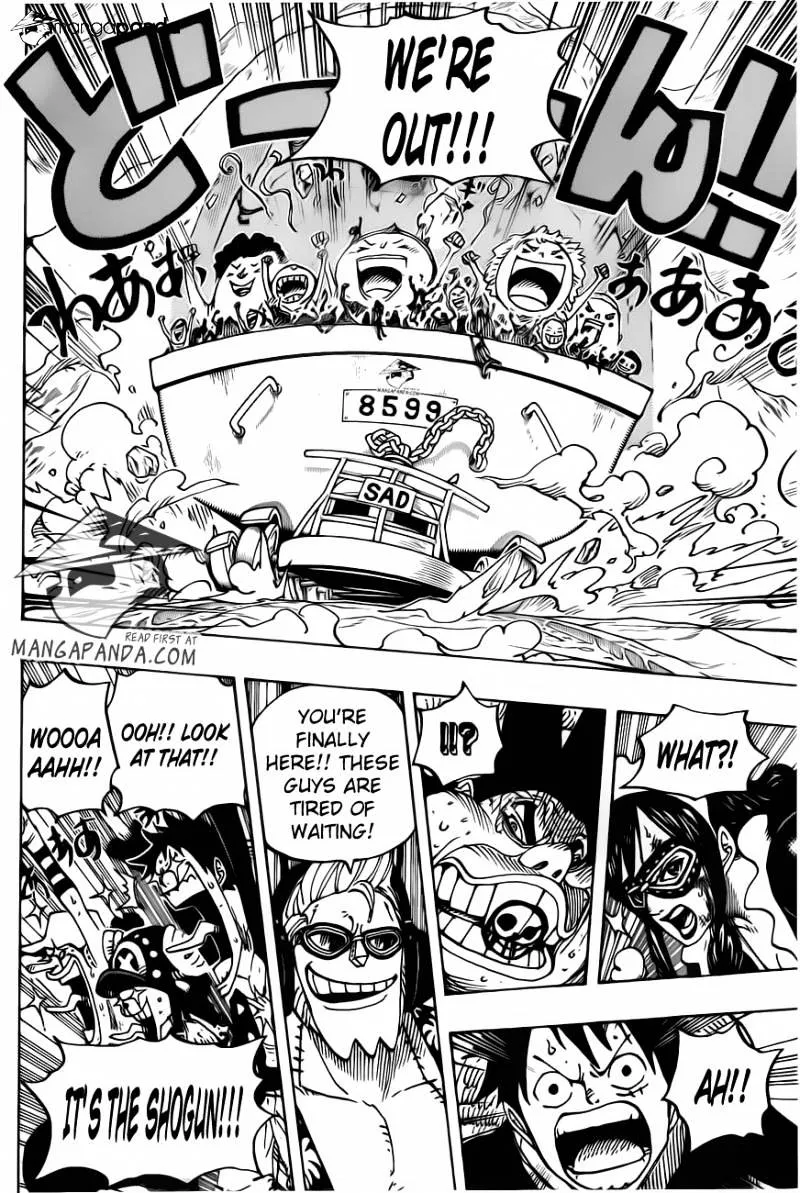 One Piece Zinmanga X Chapter 695 Page 9