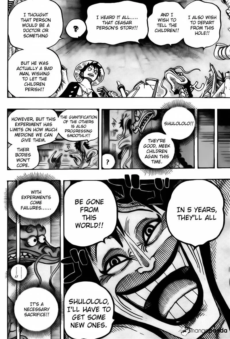 One Piece Zinmanga X Chapter 685 Page 14