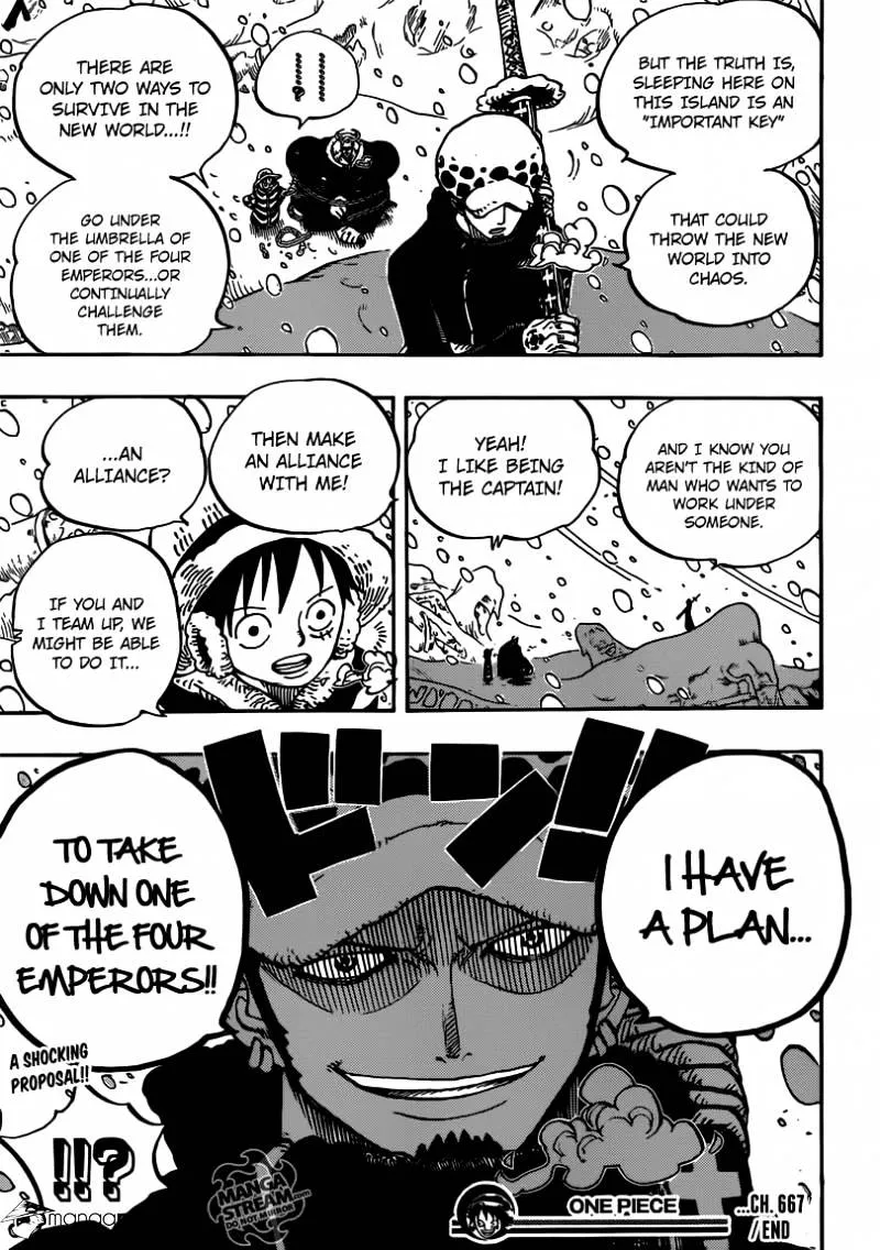 One Piece Zinmanga X Chapter 667 Page 19