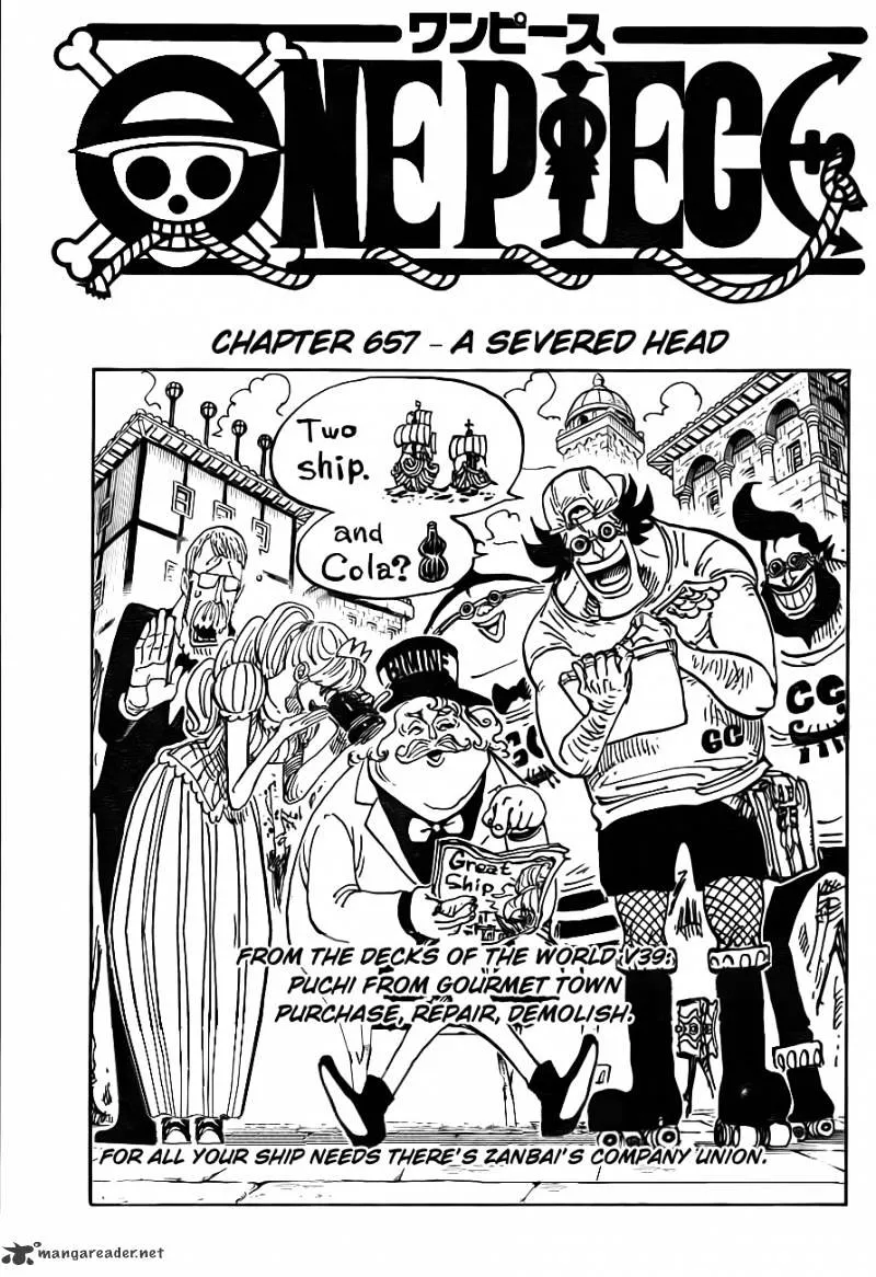 One Piece Zinmanga X Chapter 657 Page 1